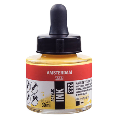 Amsterdam Acrylic Ink 30 ml - Naples Yellow Deep #223