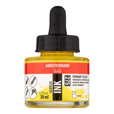 Amsterdam Acrylic Ink 30 ml - Primary Yellow #275