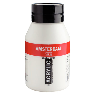 Amsterdam Akrylfärg 1000ml - Titanium white #105