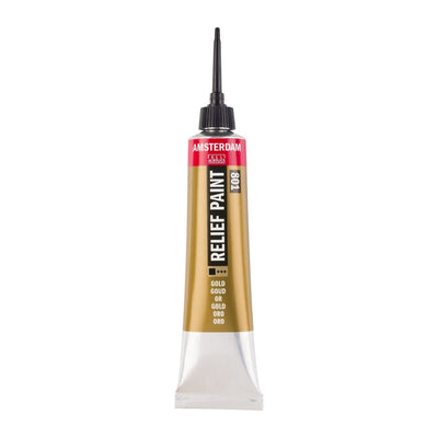 Amsterdam Relief Paint 20 ml - Gold #801