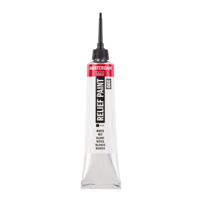 Amsterdam Relief Paint 20 ml - White #100