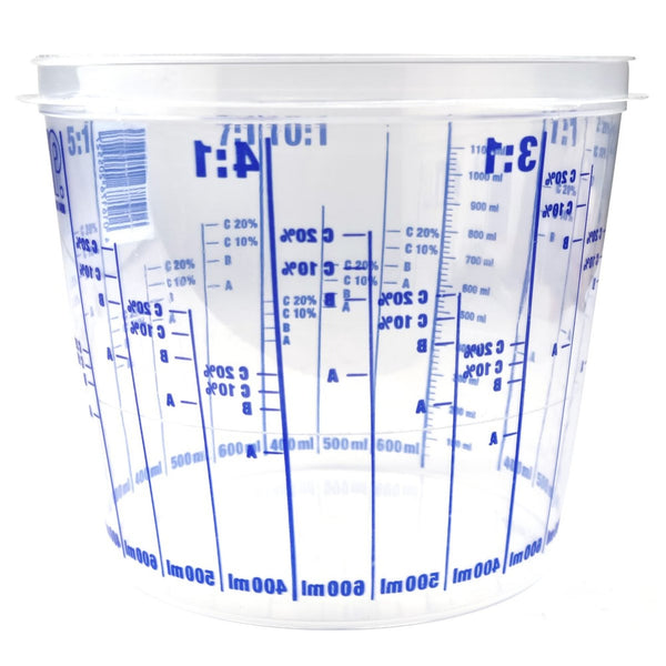 Blandningskopp med lock - 6 x 385ml