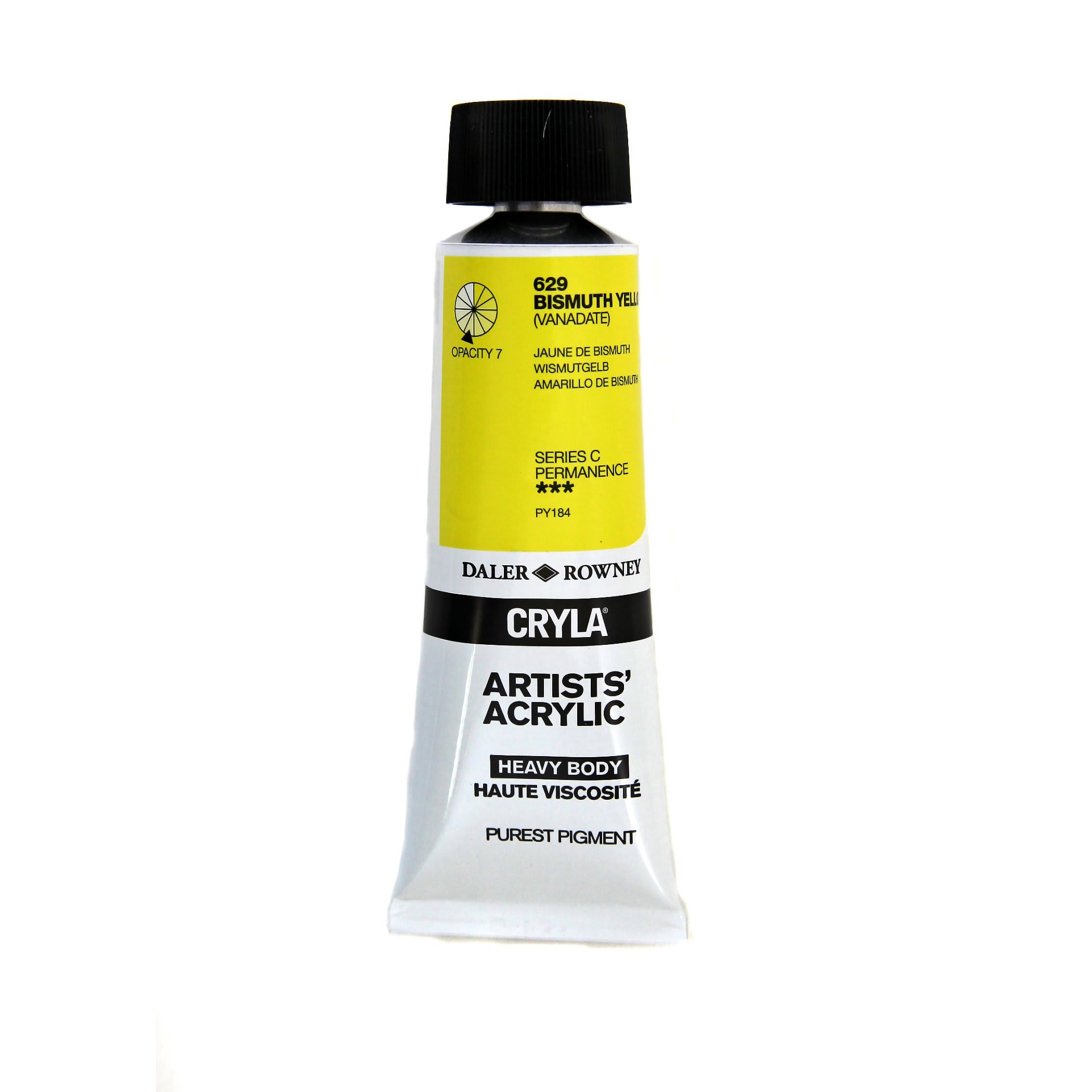 Cryla Artists' Akrylfärg 75 ml - Bismuth Yellow #629