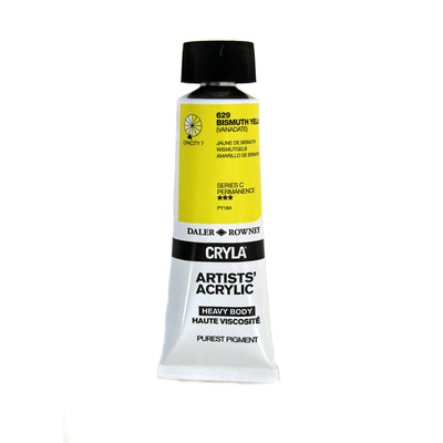 Cryla Artists' Akrylfärg 75 ml - Bismuth Yellow #629