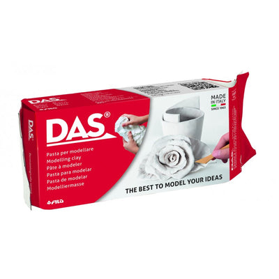 DAS Lufttorkande Lera - Clay White - 1 kg - Skulpturmaterial