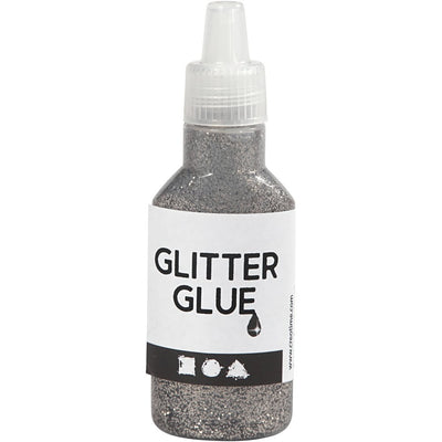 Glitterlim - 25 ml - Creotime - Silver