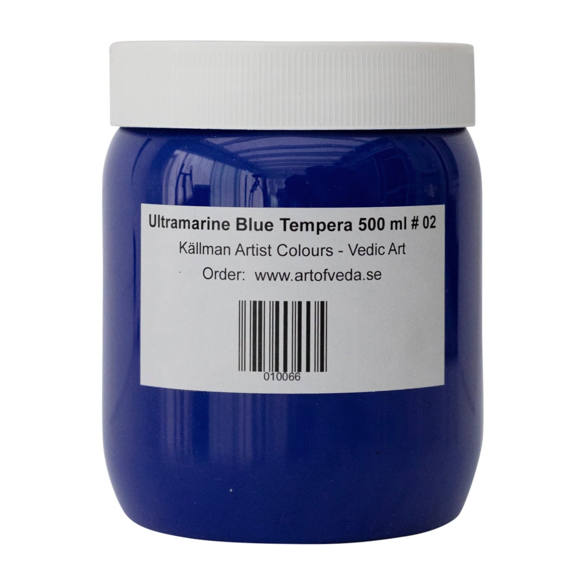 Källman Artists Color Temperafärg 500 ml - Ultramarine Blue Space #02