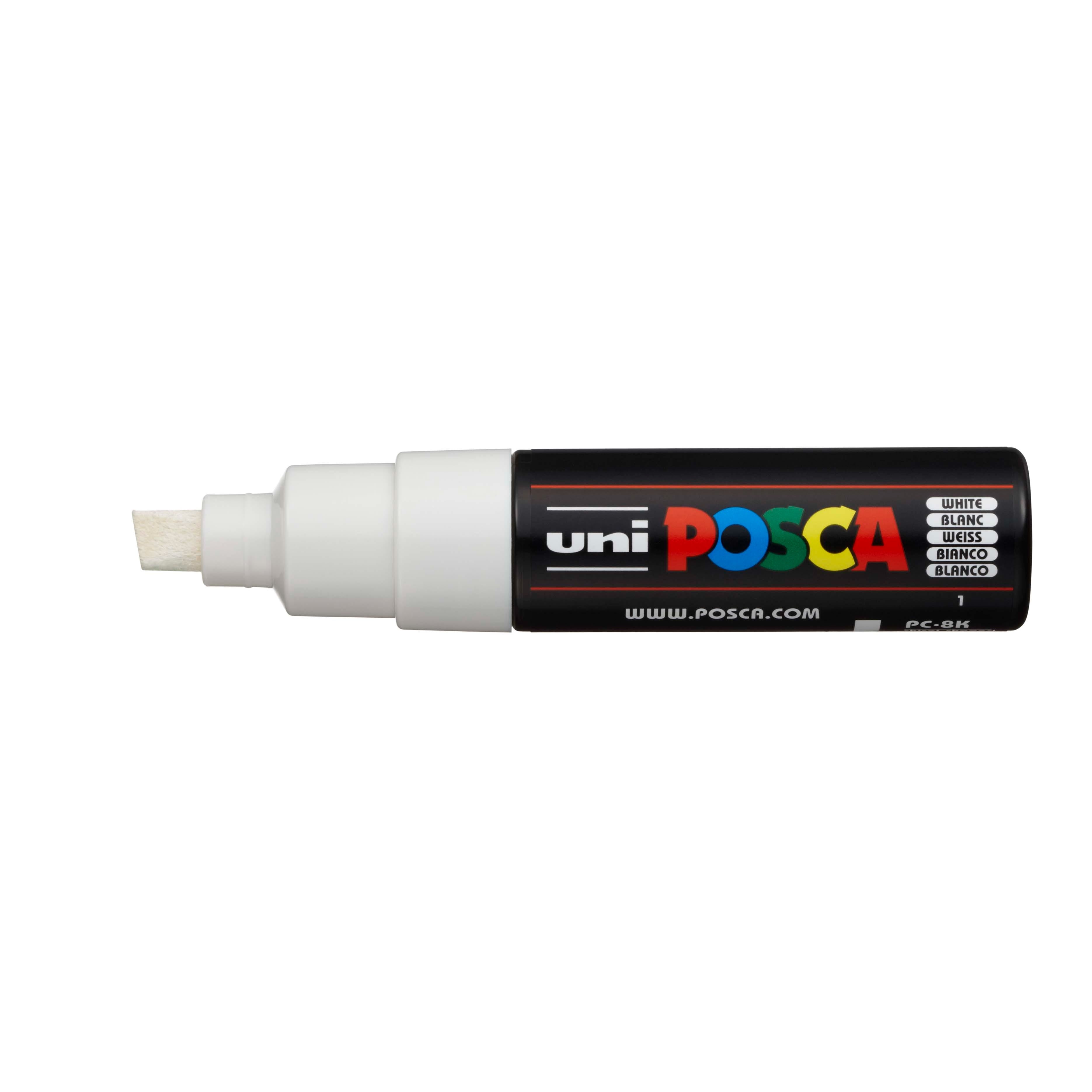 Posca Penna PC-8K Broad (8 mm) - White #052