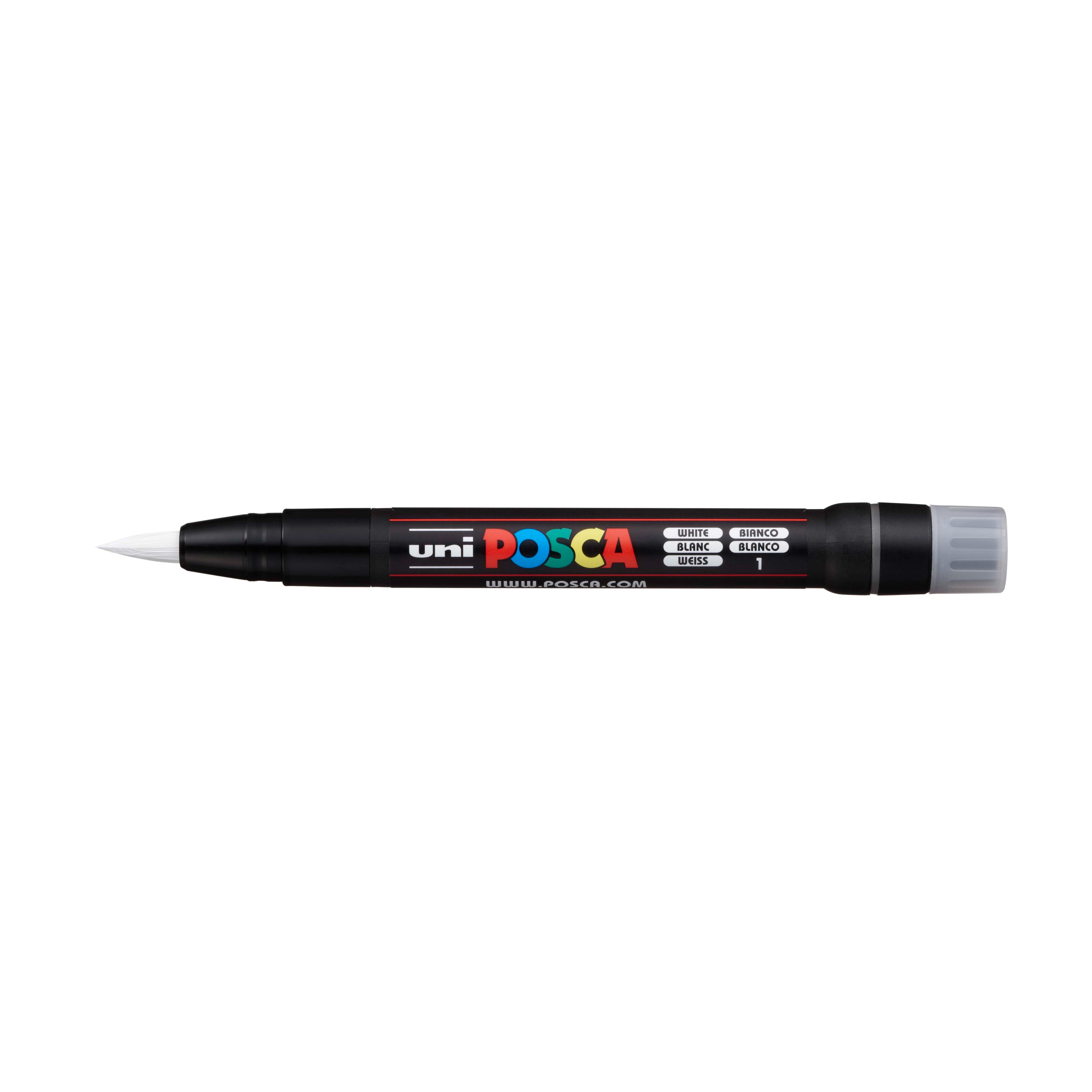 Posca Penna PCF-350 Brush (1–10 mm) - White #052