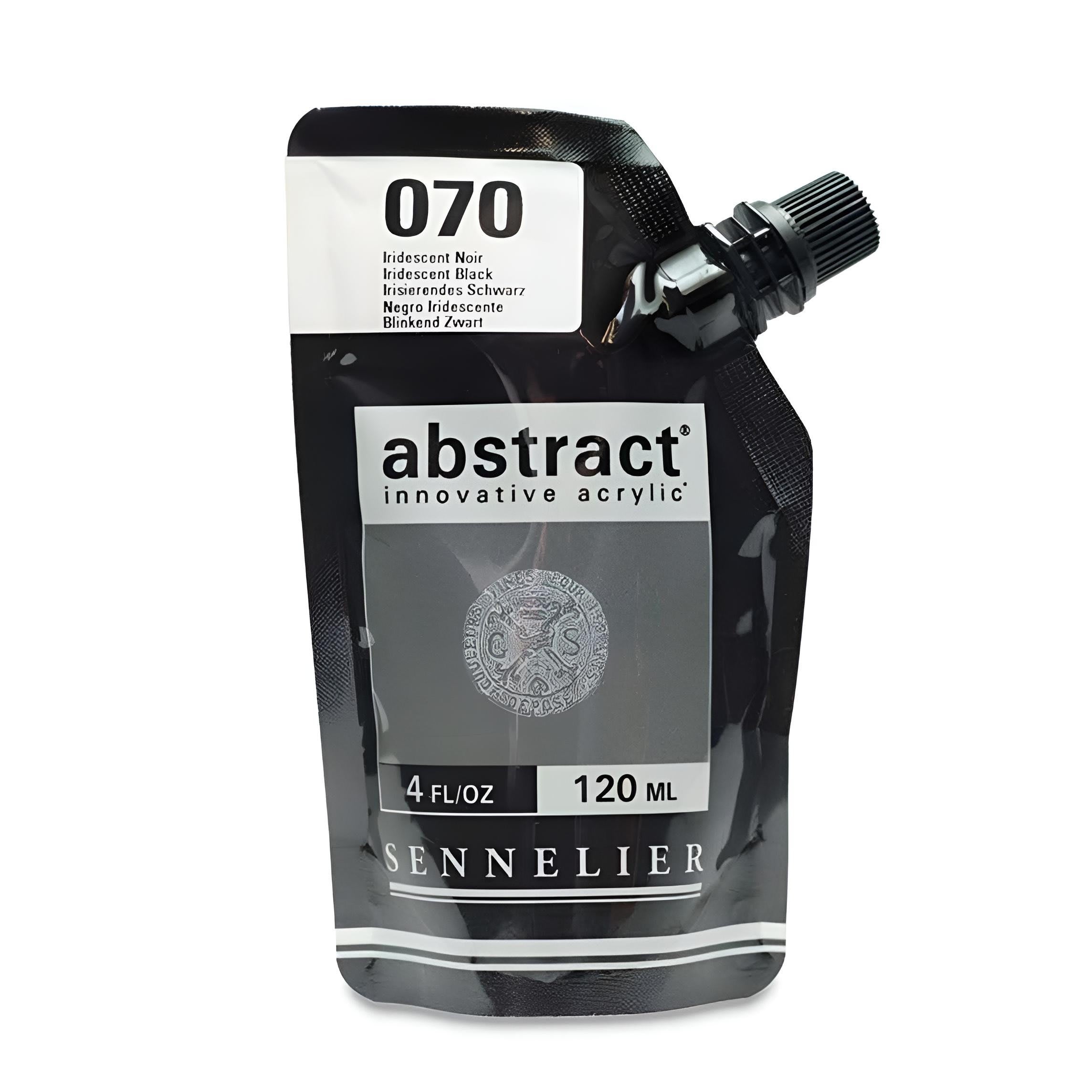 Sennelier Abstract Akrylfärg 120ml - Iridescent Black #070