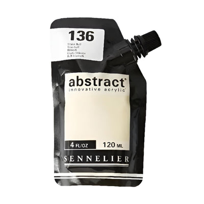 Sennelier Abstract Akrylfärg 120ml - Titan buff #136