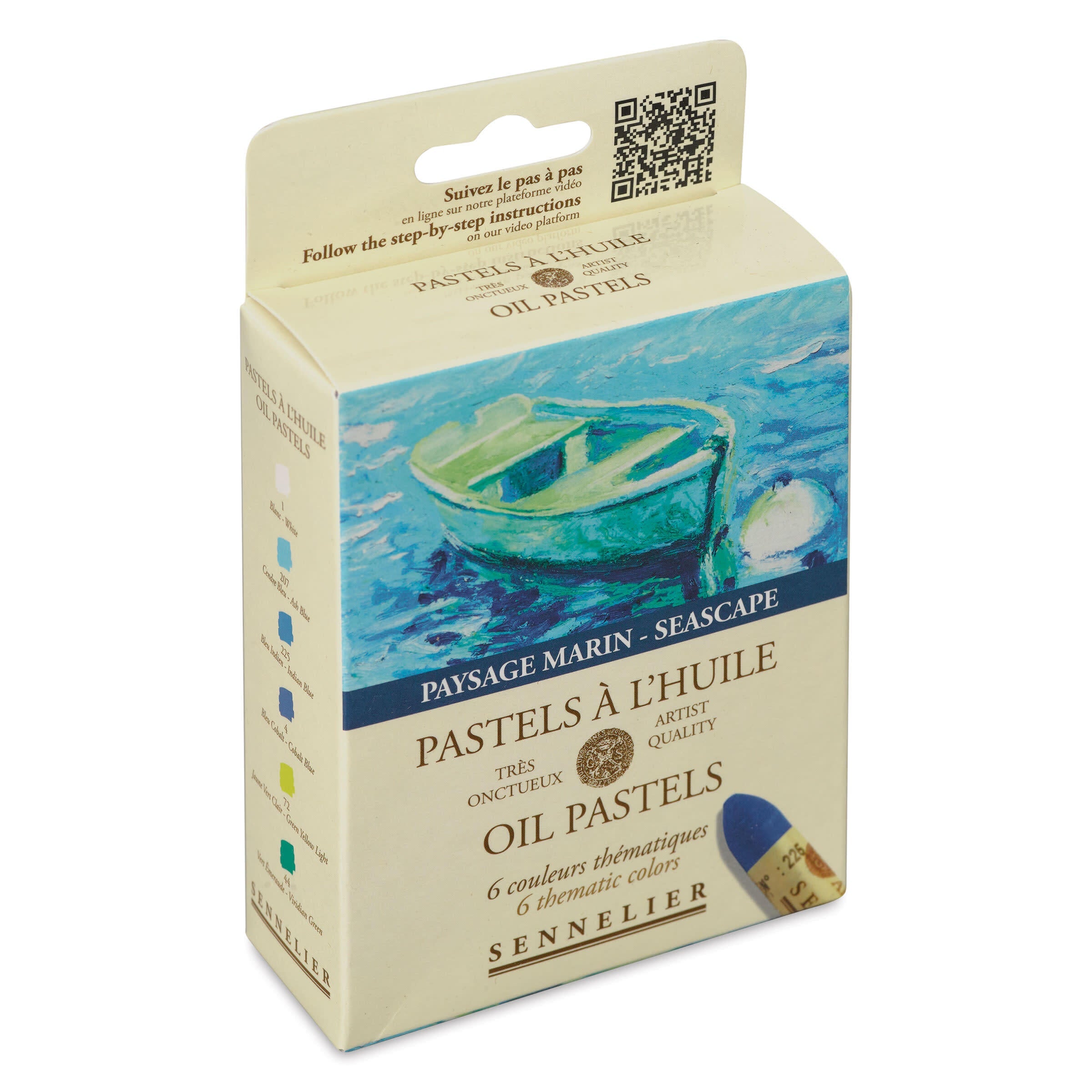 Sennelier Oil Pastel Set 5 ml - Special Colours - Seascape  - 6st