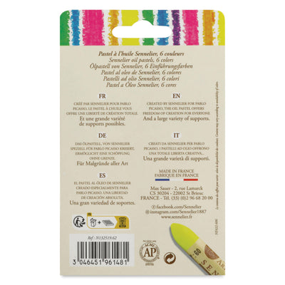 Sennelier Oil Pastel Set 5 ml - Special Colours - Fluorescent Colours - 6st