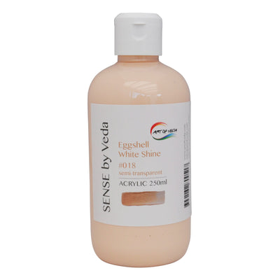 SENSE by Veda Akrylfärg 250 ml - Eggshell White Shine #018