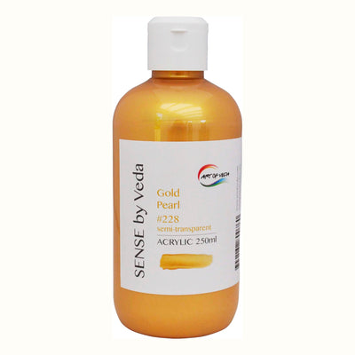 SENSE by Veda Akrylfärg 250 ml - Gold Pearl #228