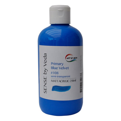 SENSE by Veda Akrylfärg 250 ml - Primary Blue Velvet #108