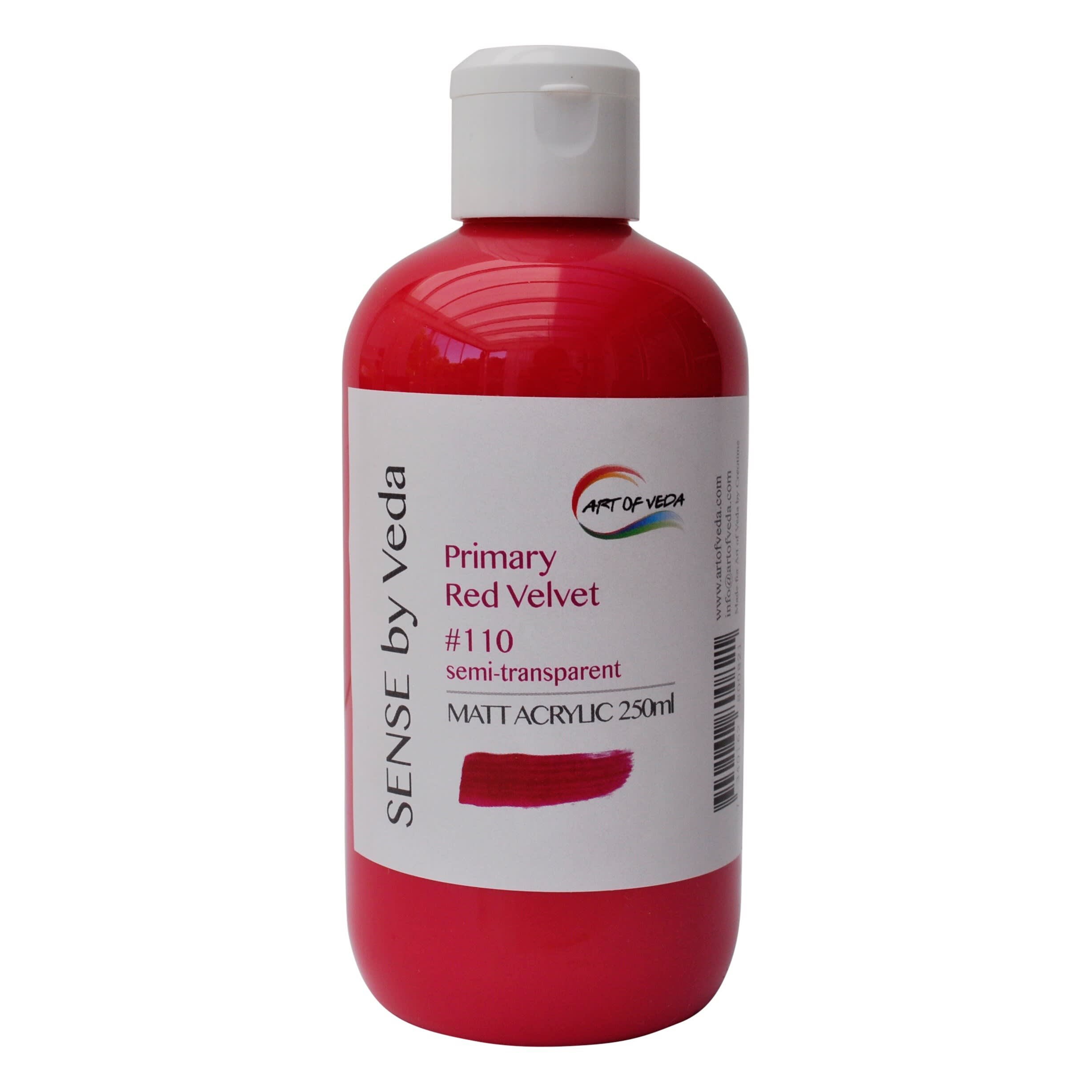 SENSE by Veda Akrylfärg 250 ml - Primary Red Velvet #110