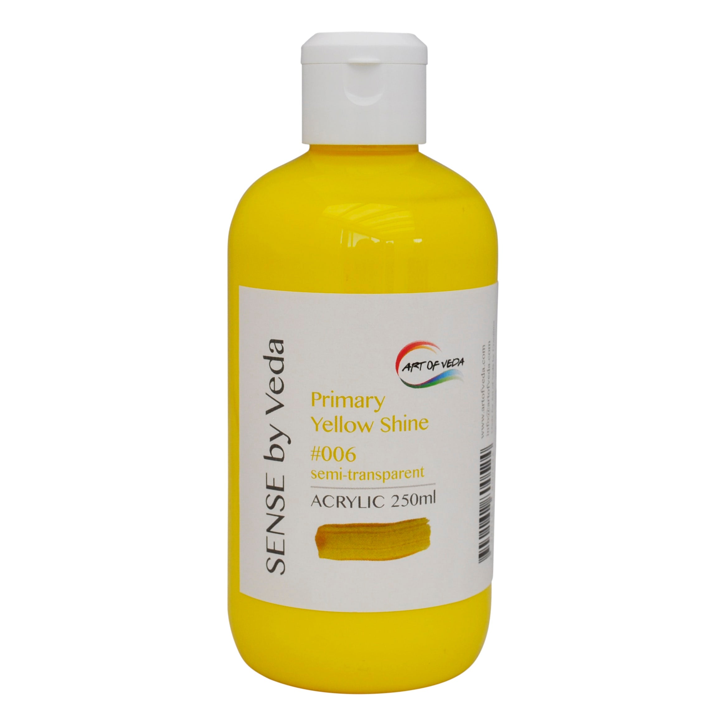 SENSE by Veda Akrylfärg 250 ml - Primary Yellow Shine #006
