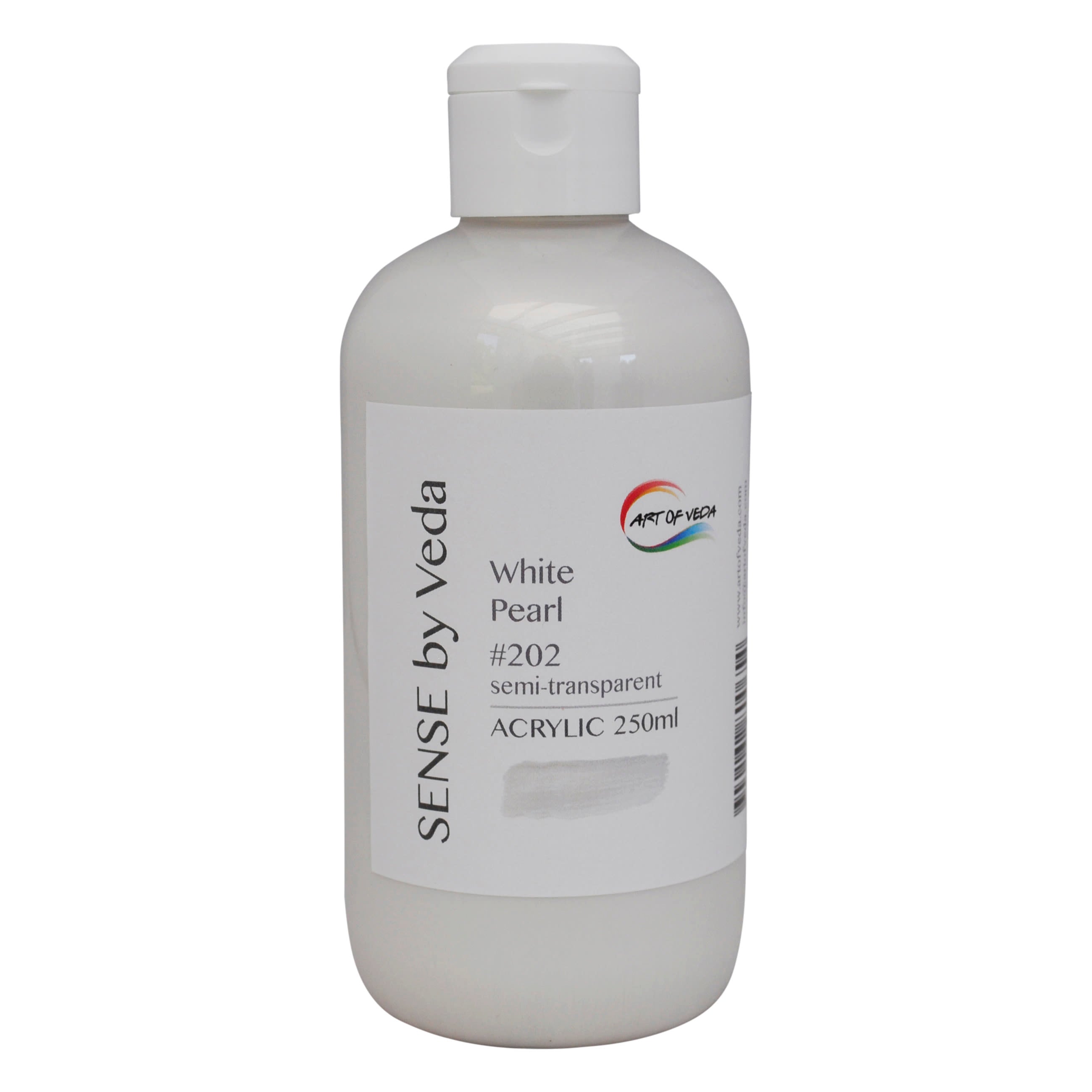 SENSE by Veda Akrylfärg 250 ml - White Pearl #202