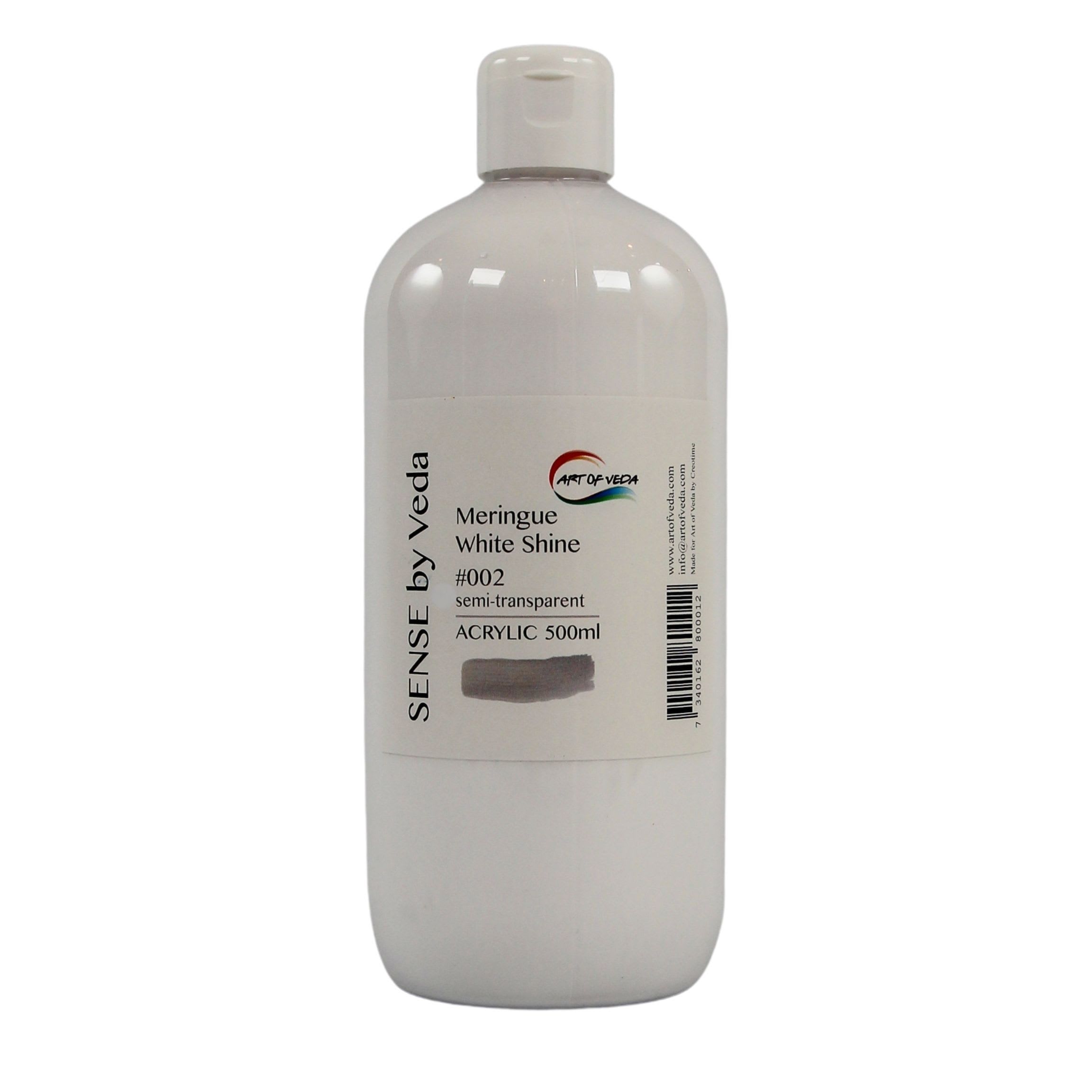 SENSE by Veda Akrylfärg 500ml - Meringue White Shine #002