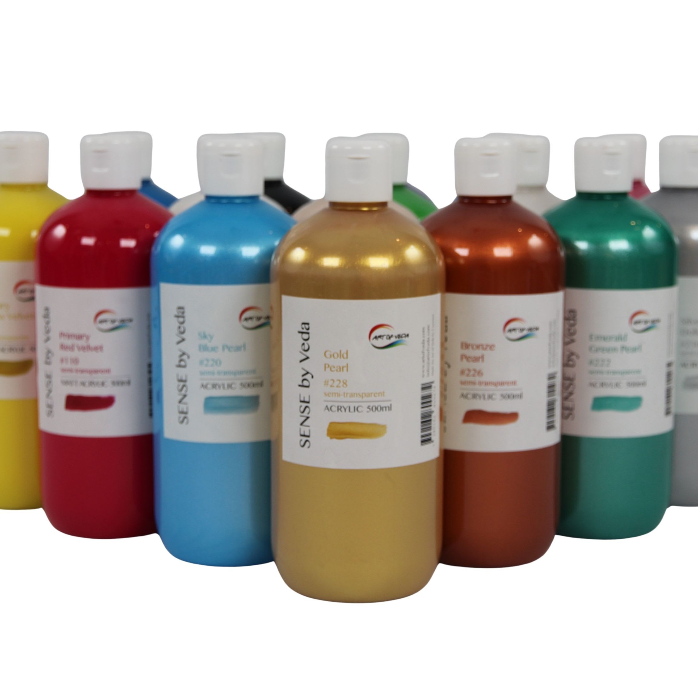 SENSE by Veda Akrylfärgset - 500 ml - Alla färger - 23 st