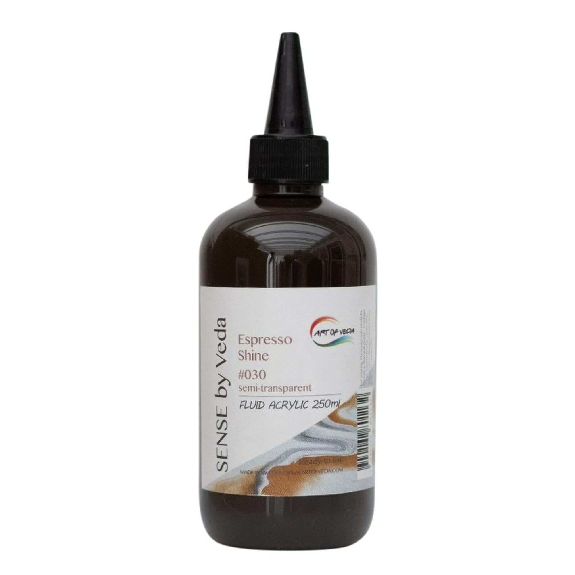 SENSE by Veda FLUID akrylfärg 250ml - Espresso Shine #030