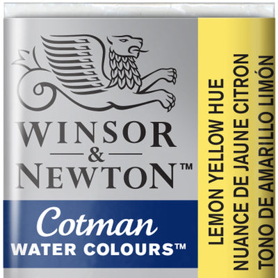 Cotman akvarellfärg halvkopp - Lemon yellow #346