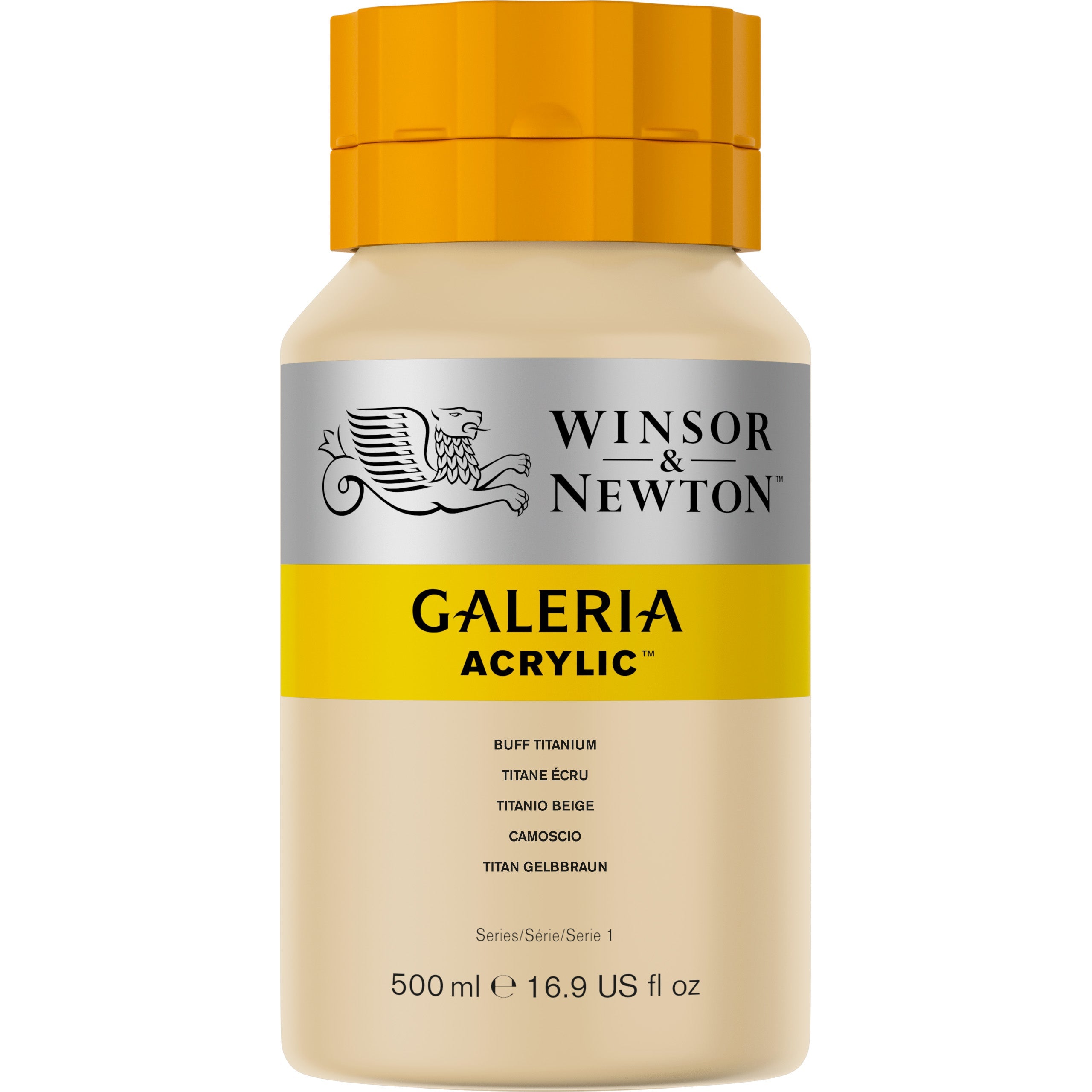 Galeria Akrylfärg 500ml - Buff Titanium #060